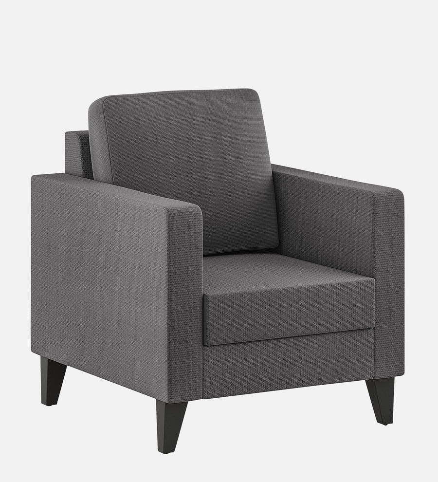 Nori Fabric 1 Seater Sofa In Sudo Grey Colour - Febonic Living