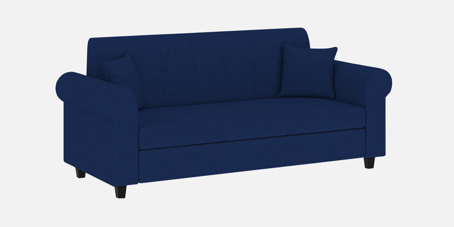 Derado Fabric 3 Seater Sofa In Royal Blue Colour - Febonic Living