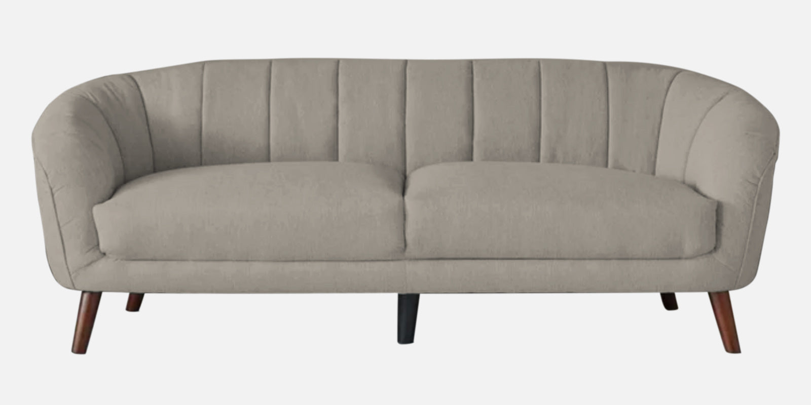 Benjamin Fabric 3 Seater Sofa in Ash Grey Colour