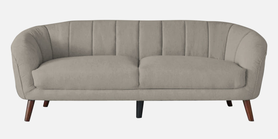 Benjamin Fabric 3 Seater Sofa In Ash Grey Colour - Febonic Living