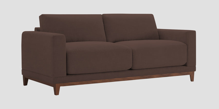 Esha Fabric 2 Seater Sofa In Caramel Brown Colour - Febonic Living