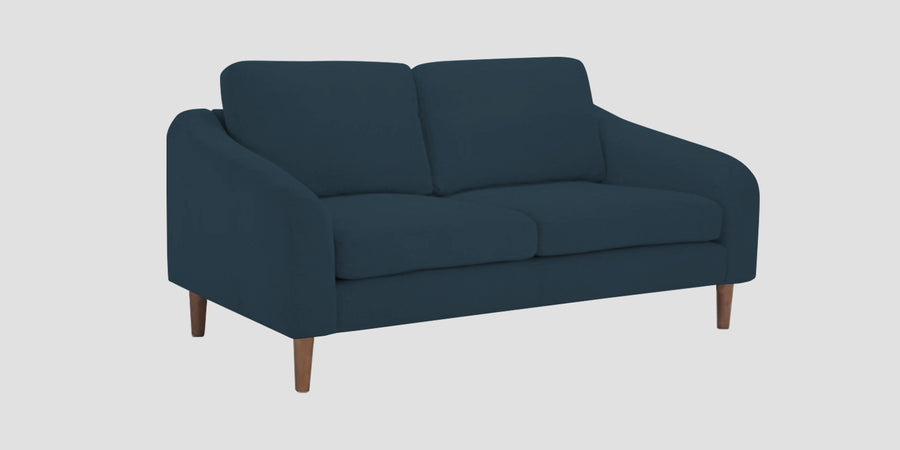 Elara Fabric 2 Seater Sofa In Cool Blue Colour - Febonic Living