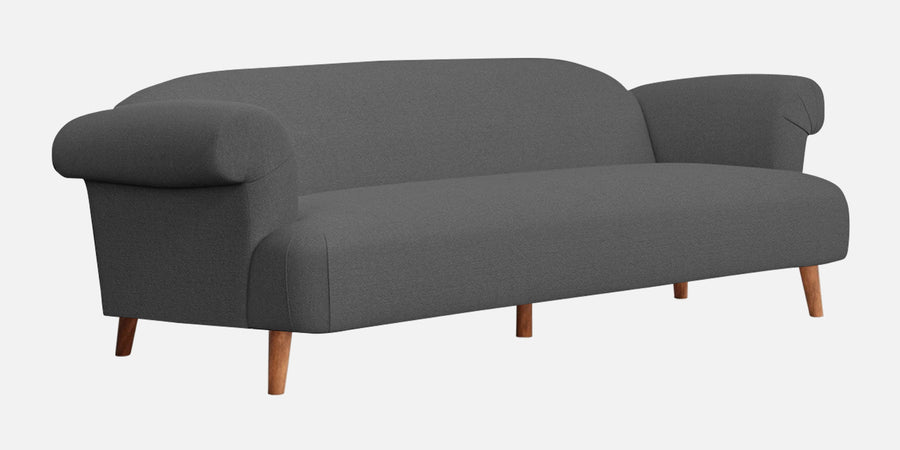 Barber Fabric 3 Seater Sofa In Stone Grey Colour - Febonic Living