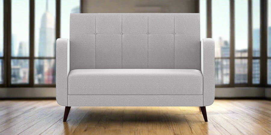 Wiki Velvet 2 Seater Sofa In Concrete Grey Colour - Febonic Living