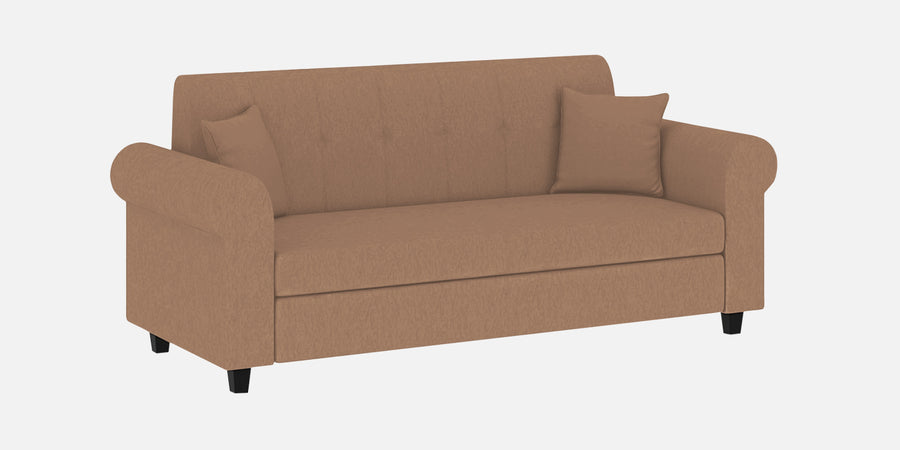 Derado Fabric 3 Seater Sofa In Cosmic Beige Colour - Febonic Living