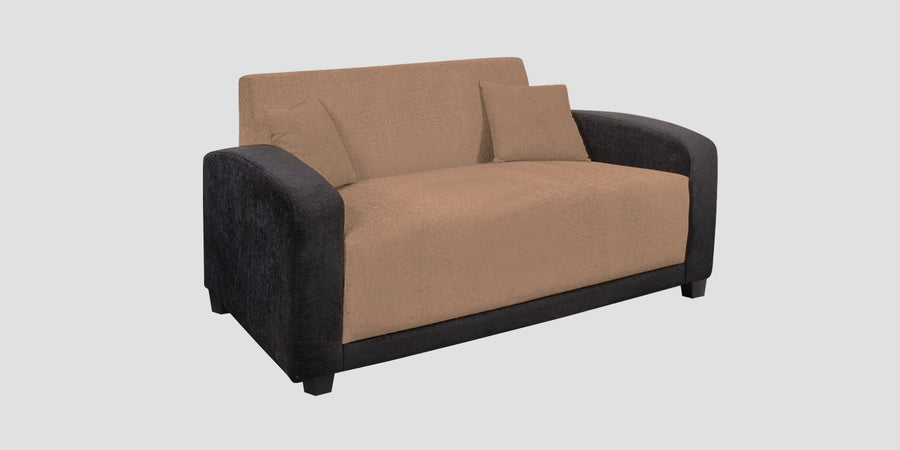 Alex Fabric 2 Seater Sofa In Cosmic Beige Colour - Febonic Living