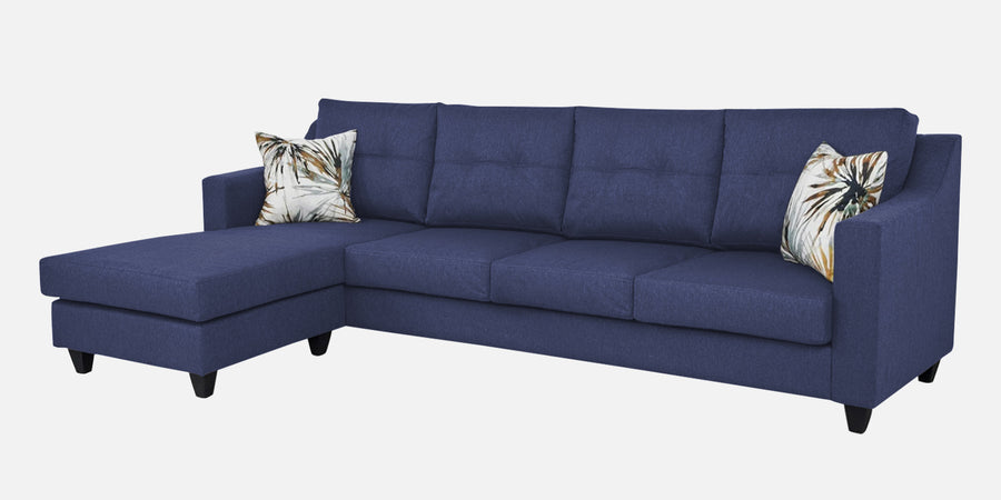Welly Fabric Rhs Sectional Sofa 3 Lounger In Slate Blue Colour - Febonic Living