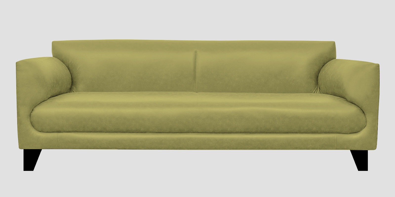 Convi Leatherette 3 Seater Sofa in Spring Green Colour