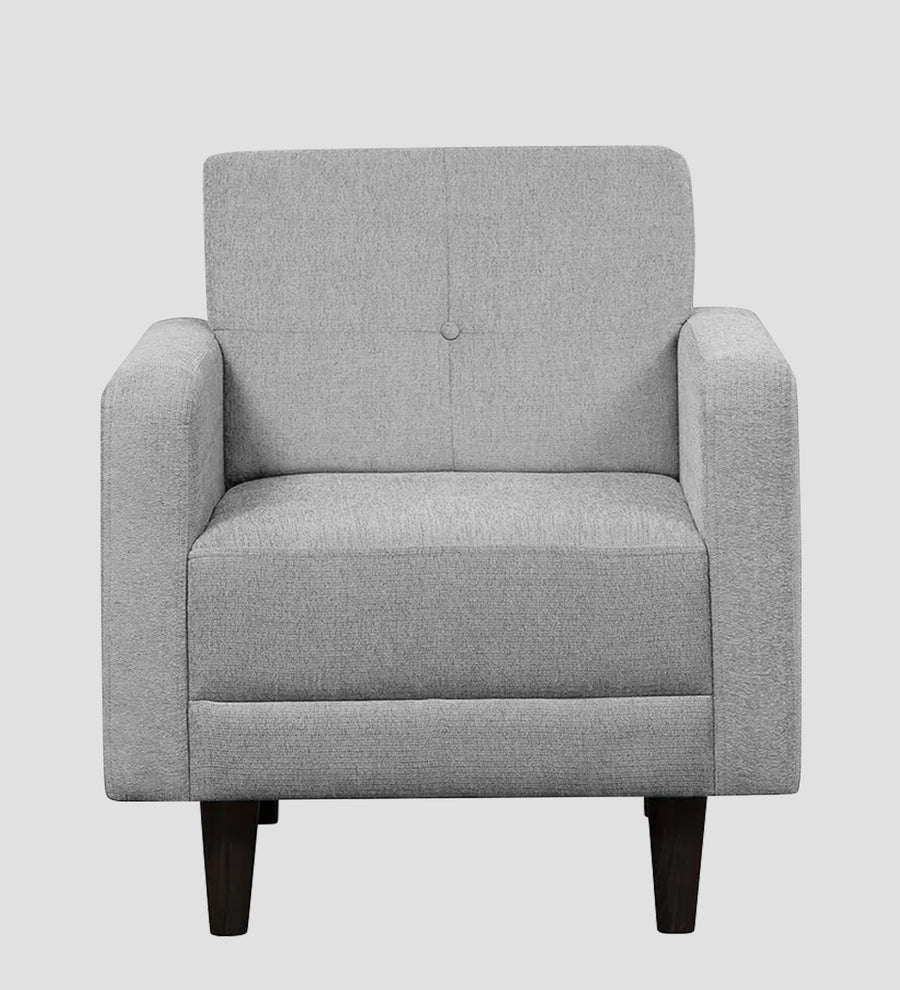 Noha Fabric 1 Seater Sofa In Lit Grey Colour - Febonic Living