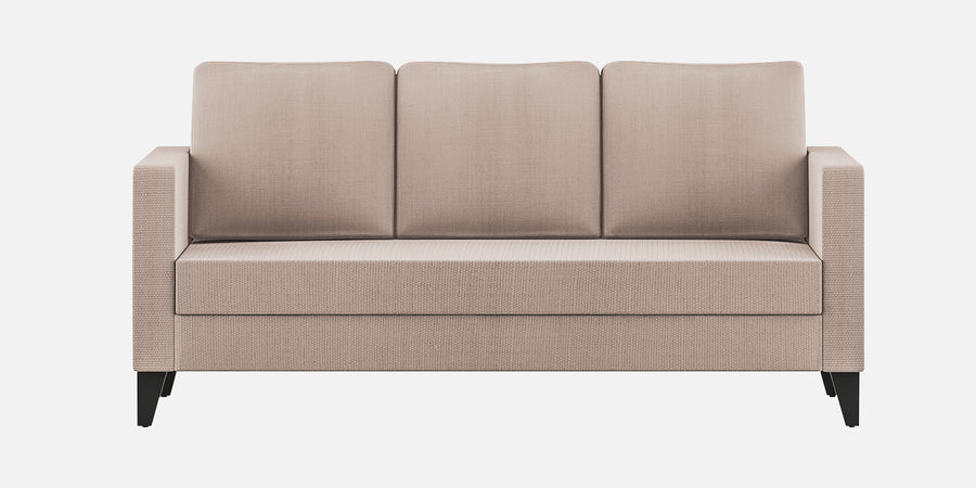 Nori Fabric 3 Seater Sofa In Kadhi Beige Colour - Febonic Living