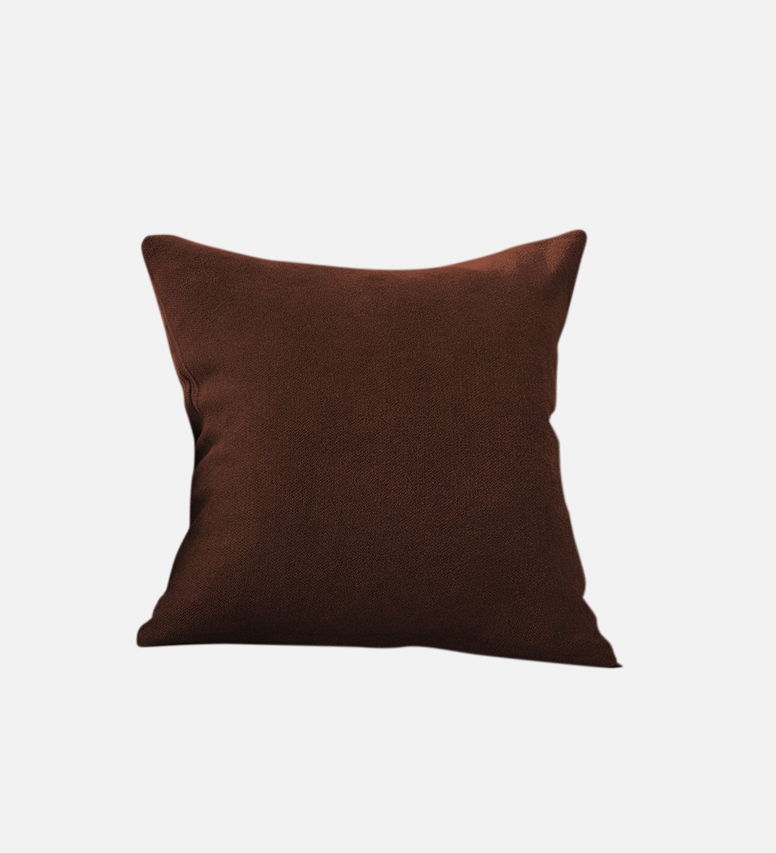 Kaya Sofa Pillows Fabric 20x20 inches (Pack of 2) In Coffee Brown Colour