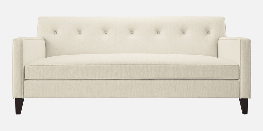 Miller Fabric 3 Seater Sofa In Ivory Cream Colour - Febonic Living