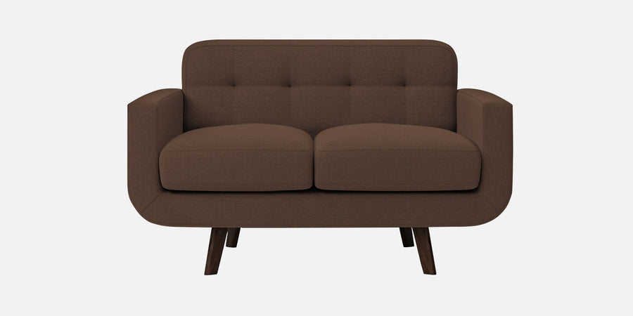 Marsela Fabric 2 Seater Sofa In Ash Brown Colour - Febonic Living