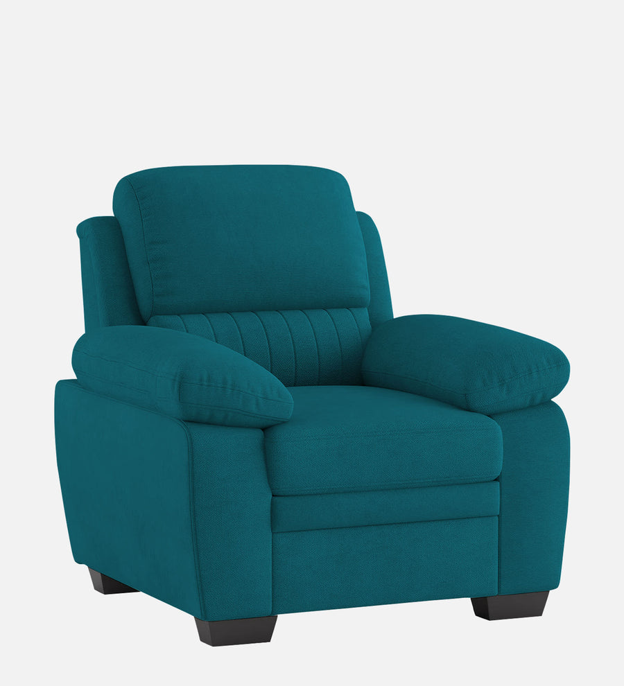 Cantaberry Velvet 1 Seater Sofa In Pine Green Colour - Febonic Living