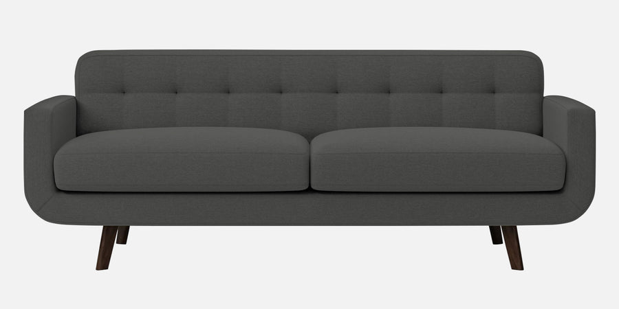 Marsela Fabric 3 Seater Sofa In Stone Grey Colour - Febonic Living