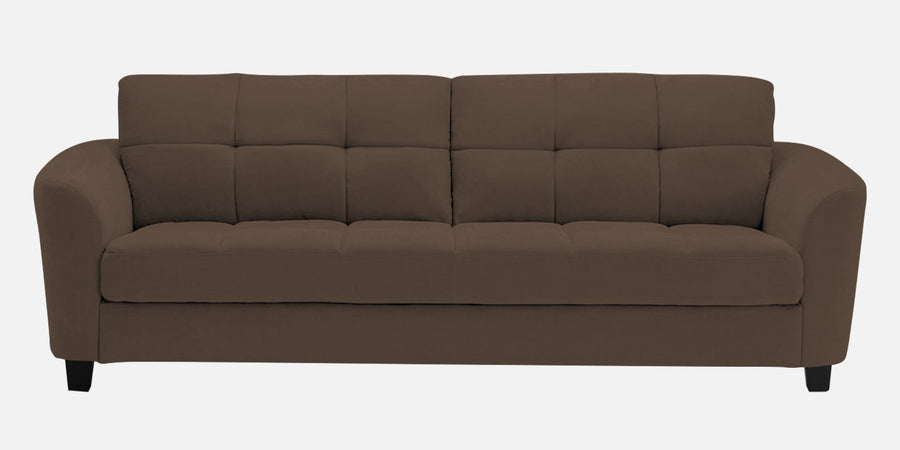 Mulan Fabric 3 Seater Sofa In Rose Brown Colour - Febonic Living