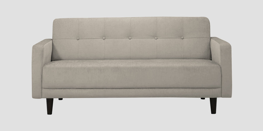 Noha Fabric 2 Seater Sofa In Ash Grey Colour - Febonic Living