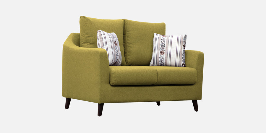 Kevin Fabric 2 Seater Sofa In Parrot Green Colour - Febonic Living