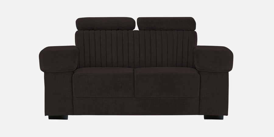 Draco Fabric 2 Seater Sofa In Cara Brown Colour - Febonic Living