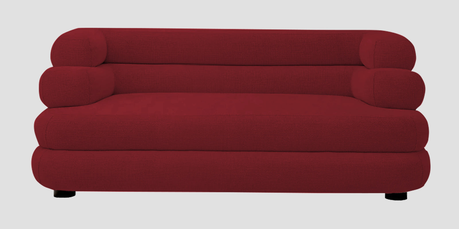 Wener Fabric 2 Seater Sofa in Chilli Red Colour