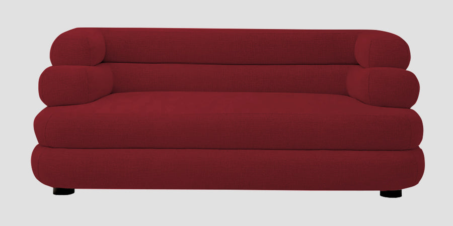 Wener Fabric 2 Seater Sofa In Chilli Red Colour - Febonic Living