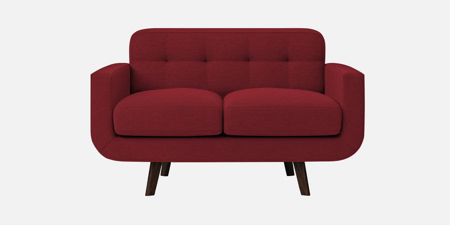 Marsela Fabric 2 Seater Sofa In Chilli Red Colour - Febonic Living