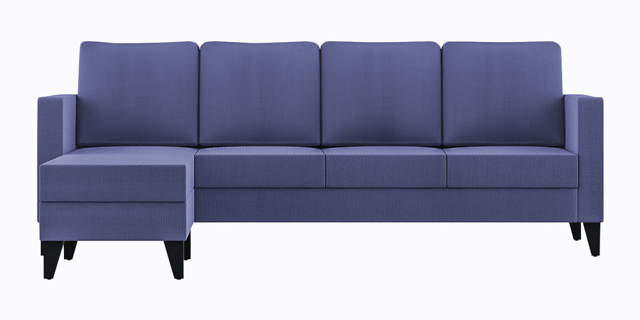 Nori Fabric Rhs Sectional Sofa 3 Lounger In Slate Blue Colour - Febonic Living