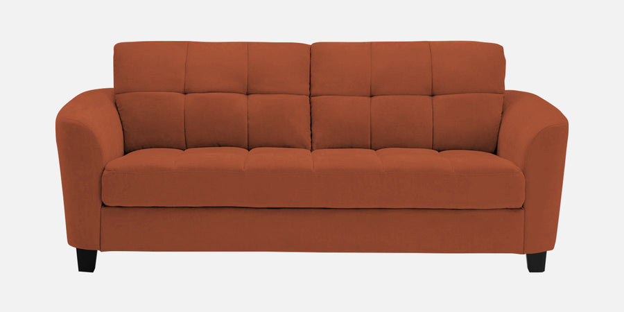 Mulan Fabric 2 Seater Sofa In Royal Orange Colour - Febonic Living