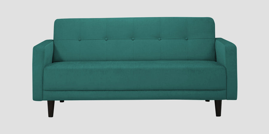 Noha Fabric 2 Seater Sofa In Sea Green Colour - Febonic Living