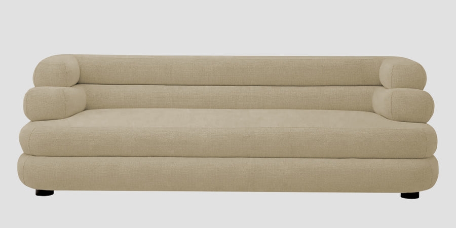 Wener Fabric 3 Seater Sofa In Honey Beige Colour - Febonic Living