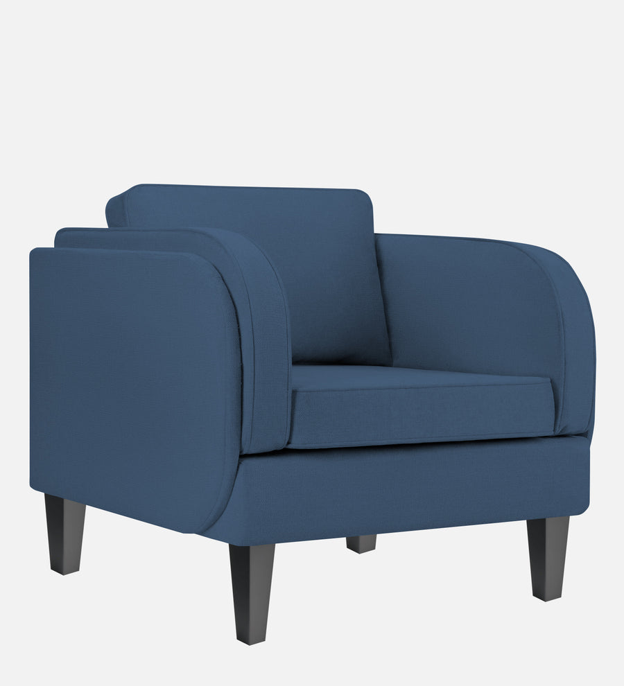 Siddy Fabric 1 Seater Sofa In Light Blue Colour - Febonic Living