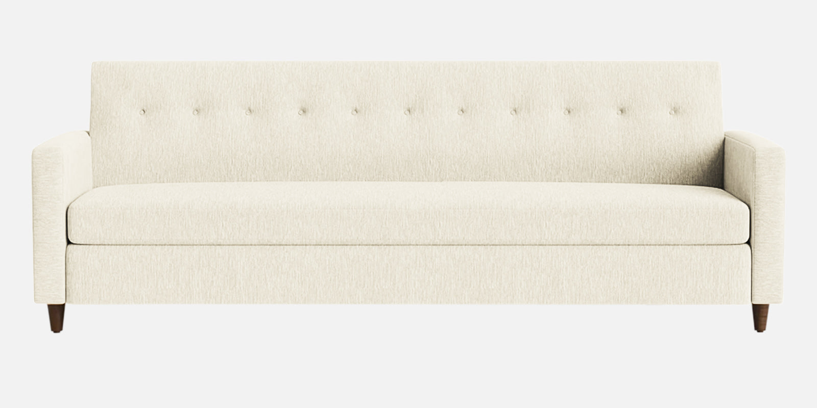 Timon Fabric 3 Seater Sofa in Ivory Cream Colour