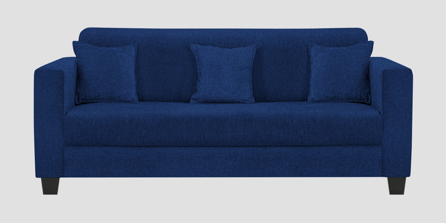 Nebula Fabric 3 Seater Sofa In Royal Blue Colour - Febonic Living