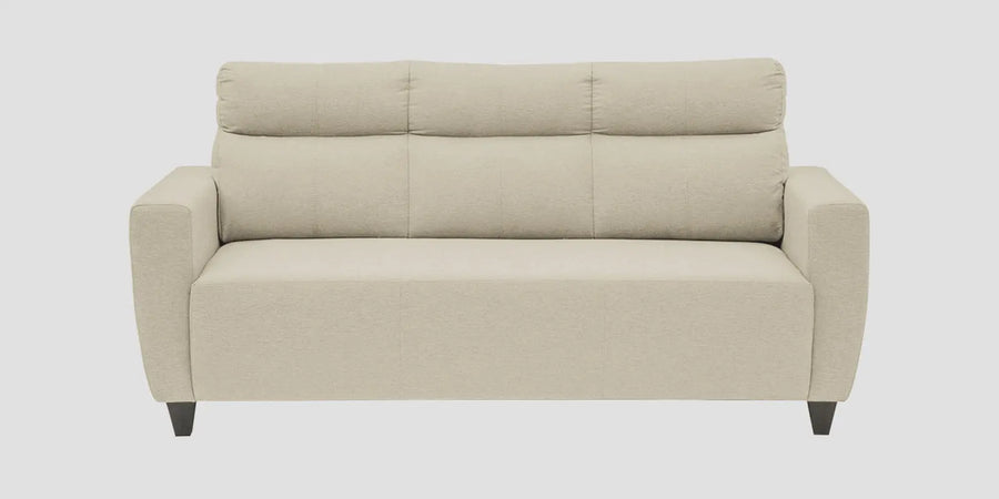 Burban Fabric 3 Seater Sofa In Maple Cream Colour - Febonic Living