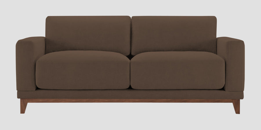 Esha Fabric 2 Seater Sofa In Rosy Brown Colour - Febonic Living