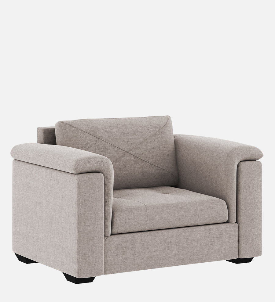 Andres Fabric 1 Seater Sofa In Storm Grey Colour - Febonic Living