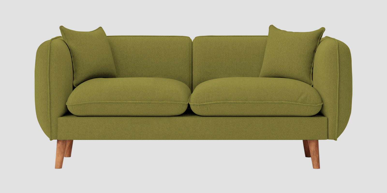 Reva Fabric 2 Seater Sofa In Kelly Green Colour - Febonic Living
