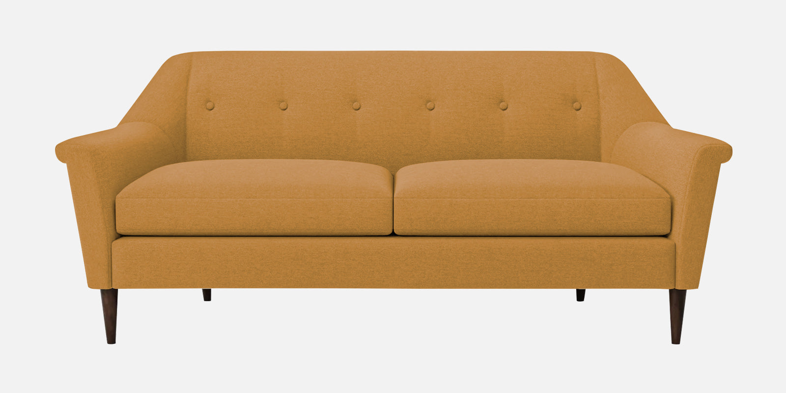 Homer Fabric 3 Seater Sofa in Corn Yellow Colour