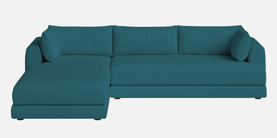 Ziggy Fabric Rhs Sectional Sofa 3 Lounger In Water Blue Colour - Febonic Living