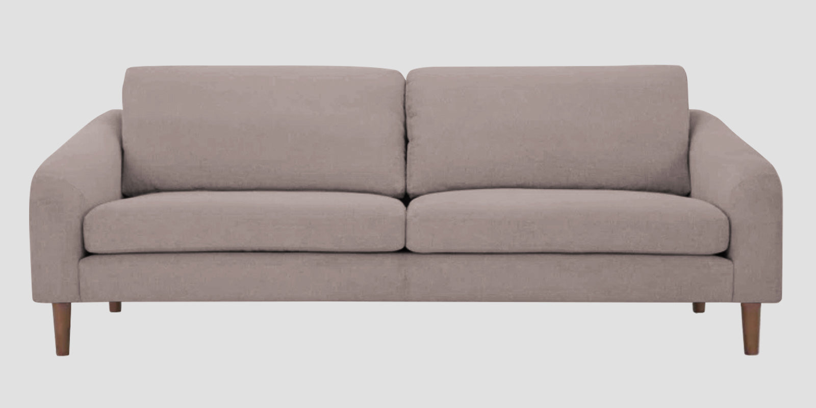 Elara Fabric 3 Seater Sofa in Almond Beige Colour - Febonic Living