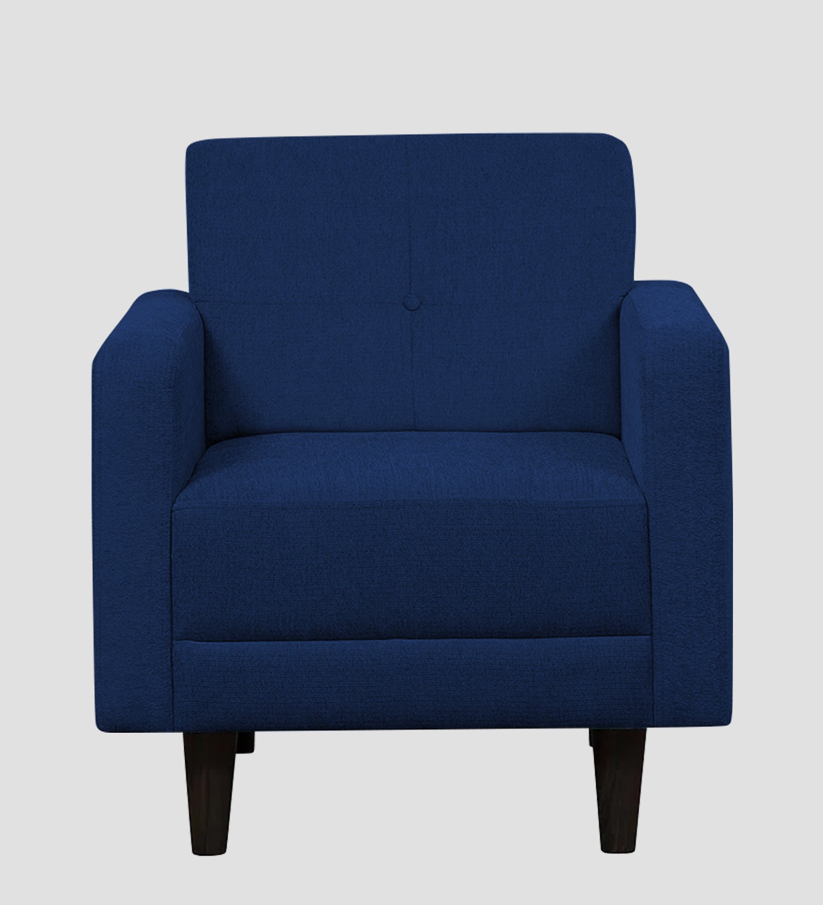 Noha Fabric 1 Seater Sofa In  Royal Blue Colour - Febonic Living