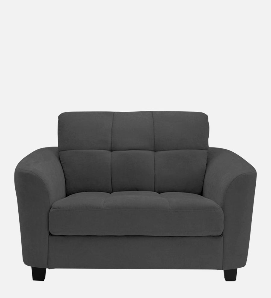 Mulan Fabric 1 Seater Sofa In Stone Grey Colour - Febonic Living