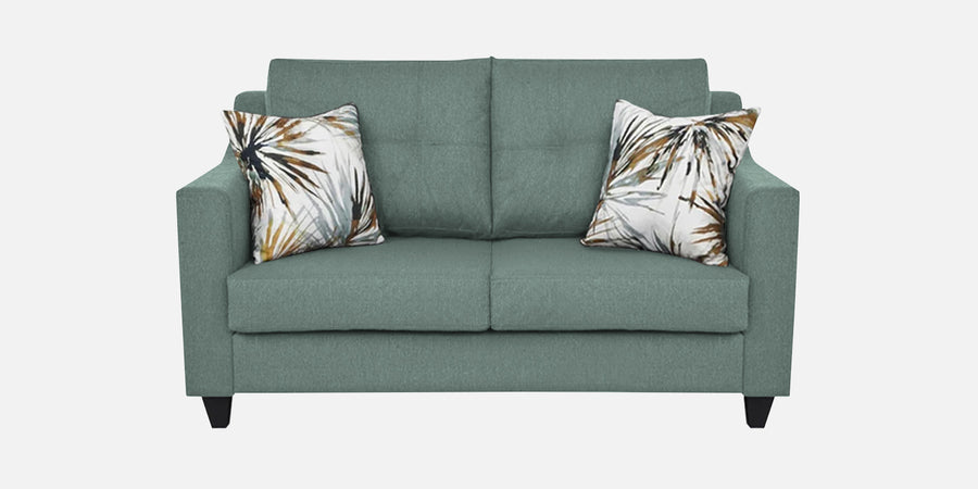 Welly Fabric 2 Seater Sofa In Suka Blue Colour - Febonic Living