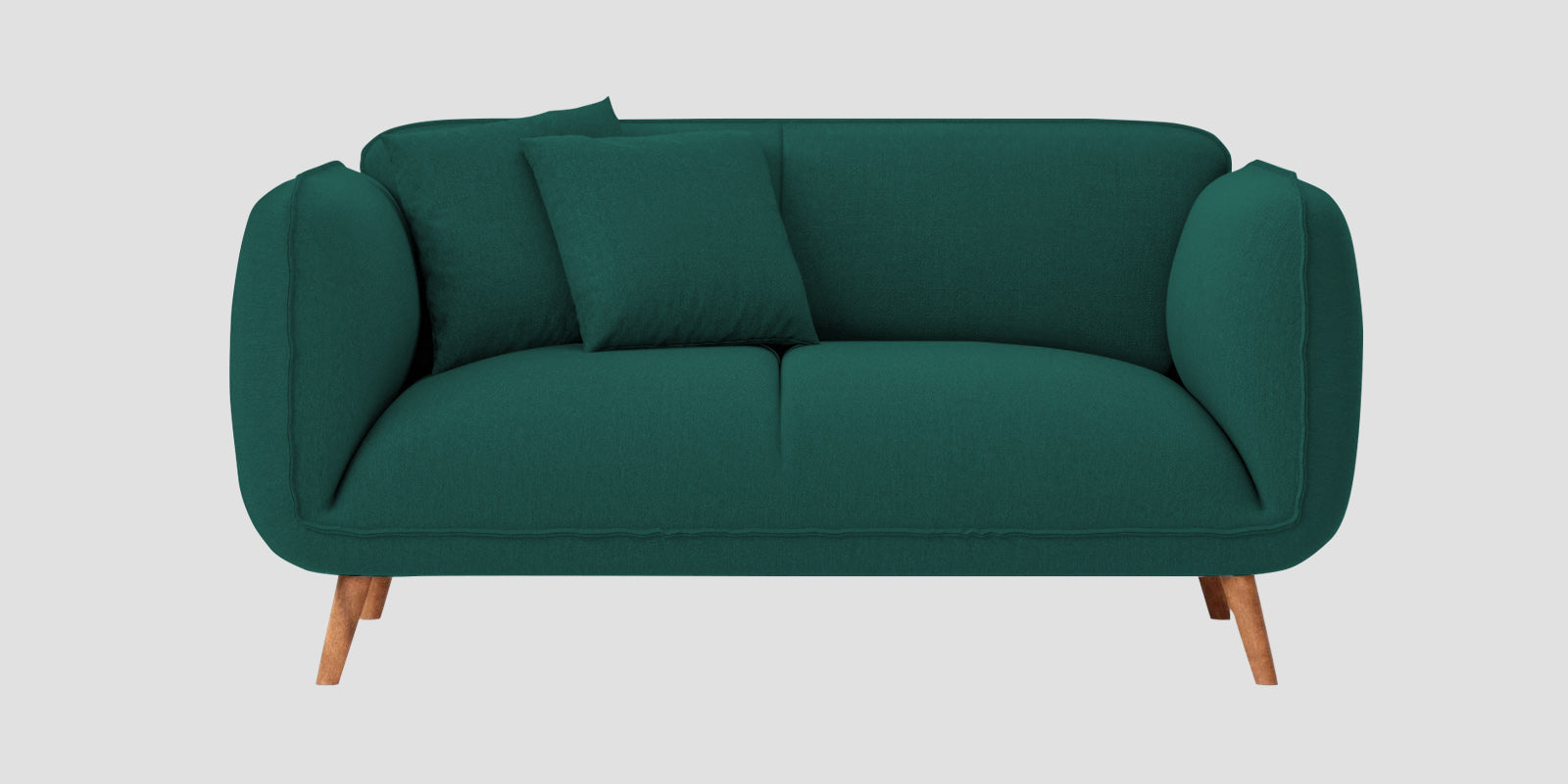 Zia Fabric 2 Seater Sofa In Sage Green Colour