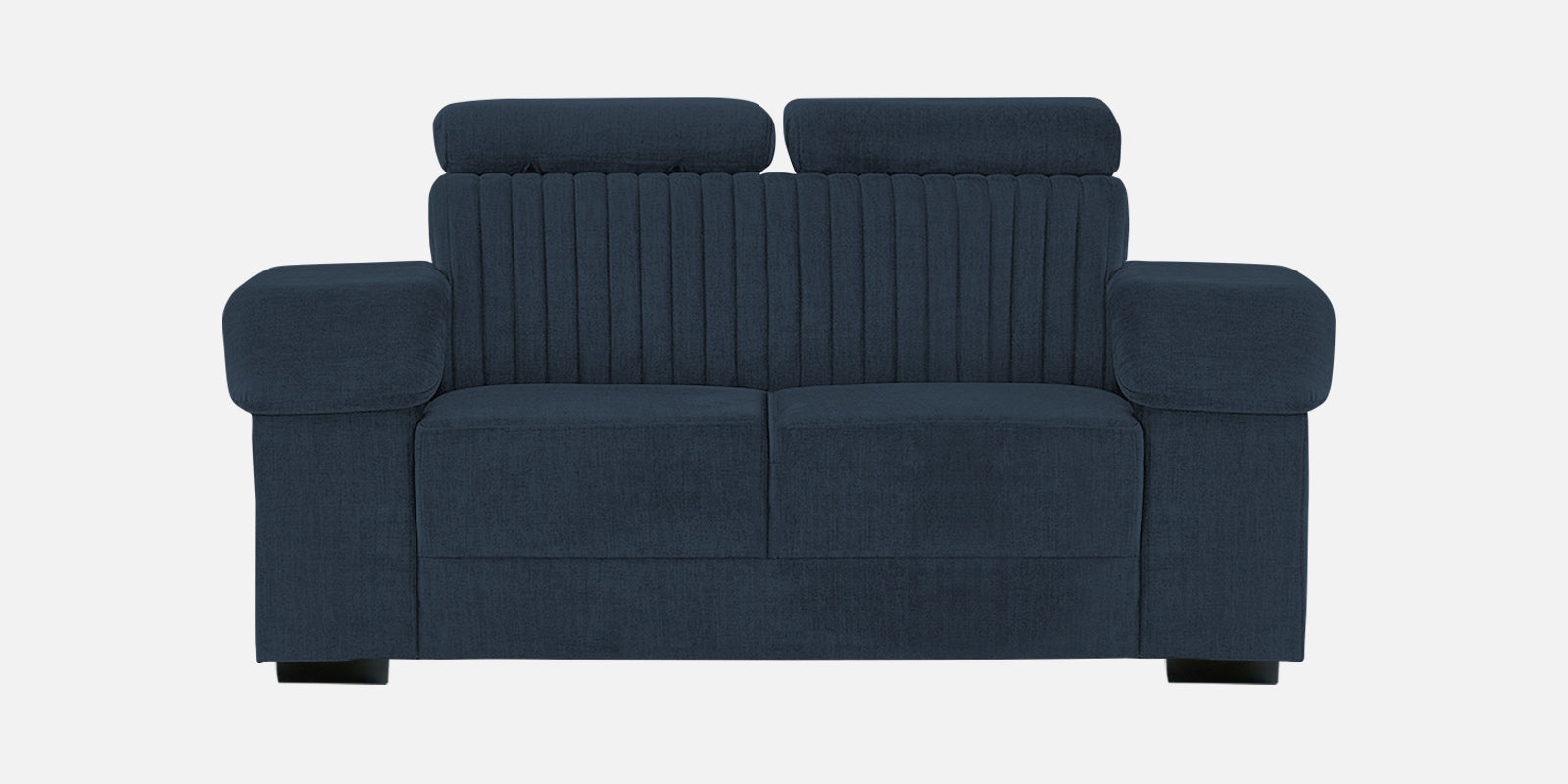 Draco Fabric 2 Seater Sofa In Denim Blue Colour - Febonic Living