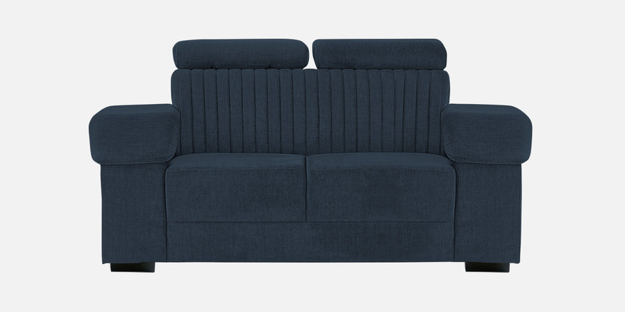 Draco Fabric 2 Seater Sofa In Denim Blue Colour - Febonic Living