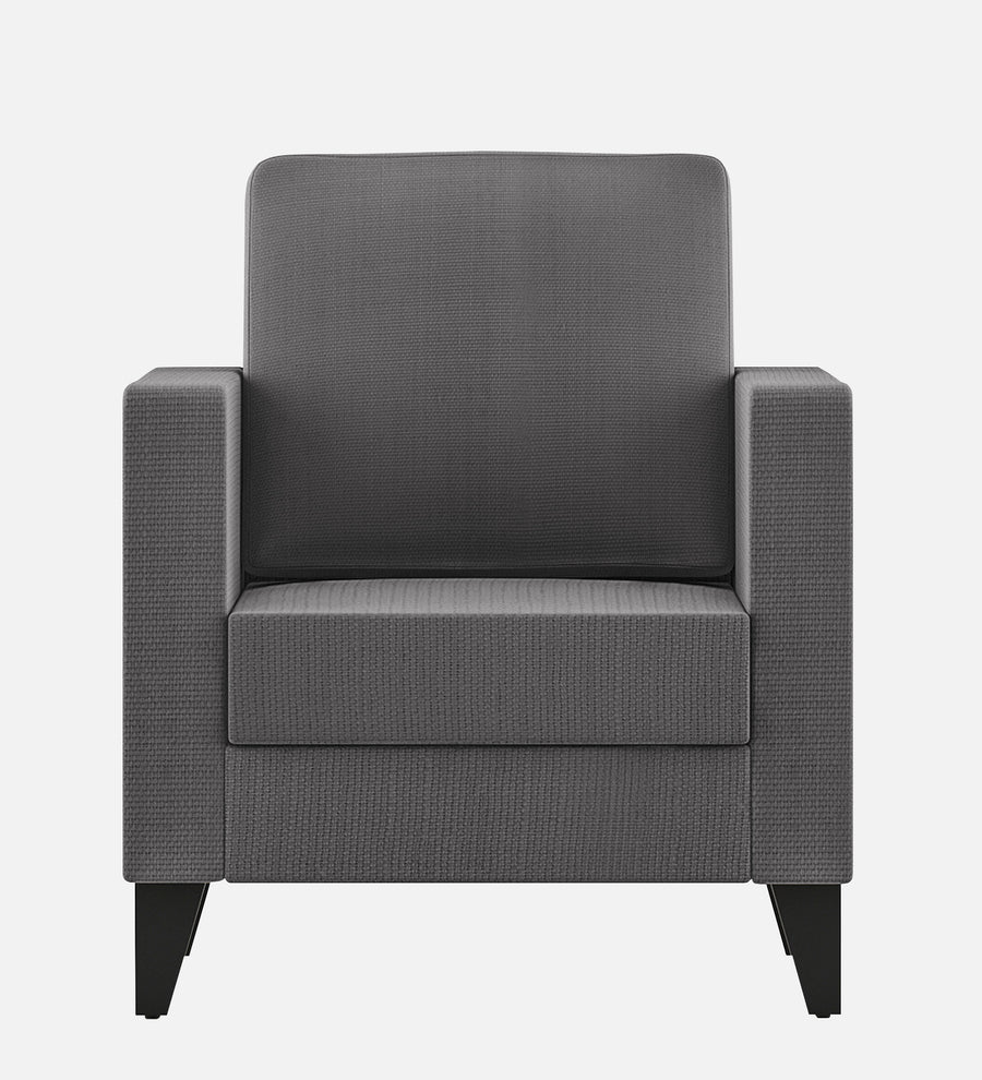 Nori Fabric 1 Seater Sofa In Sudo Grey Colour - Febonic Living