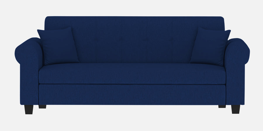 Derado Fabric 3 Seater Sofa In Royal Blue Colour - Febonic Living