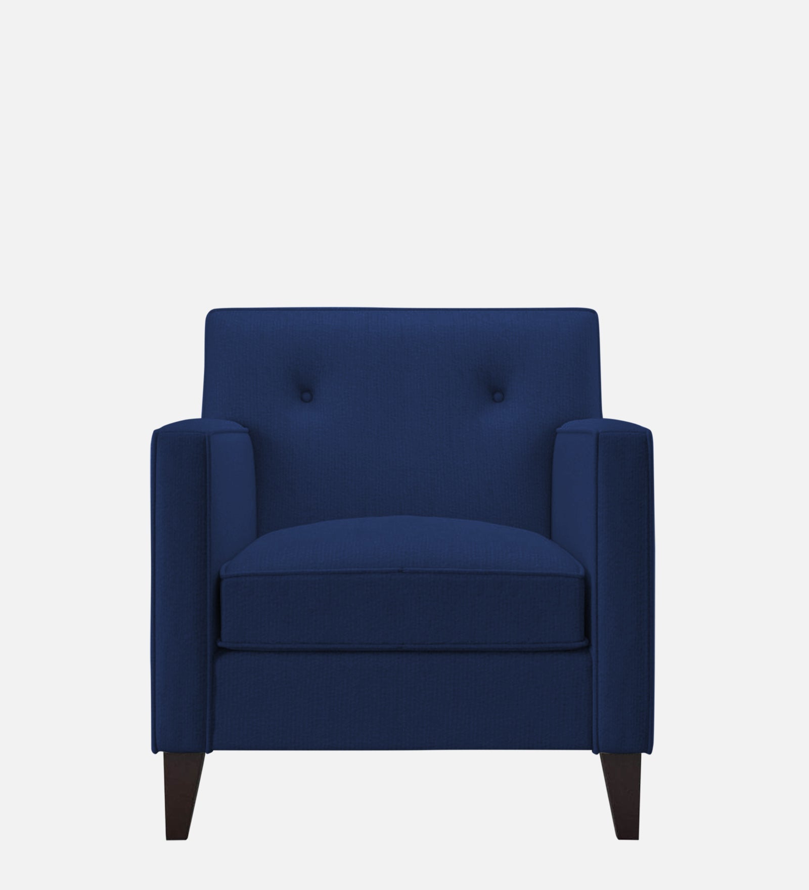 Miller Fabric 1 Seater Sofa in Royal Blue Colour