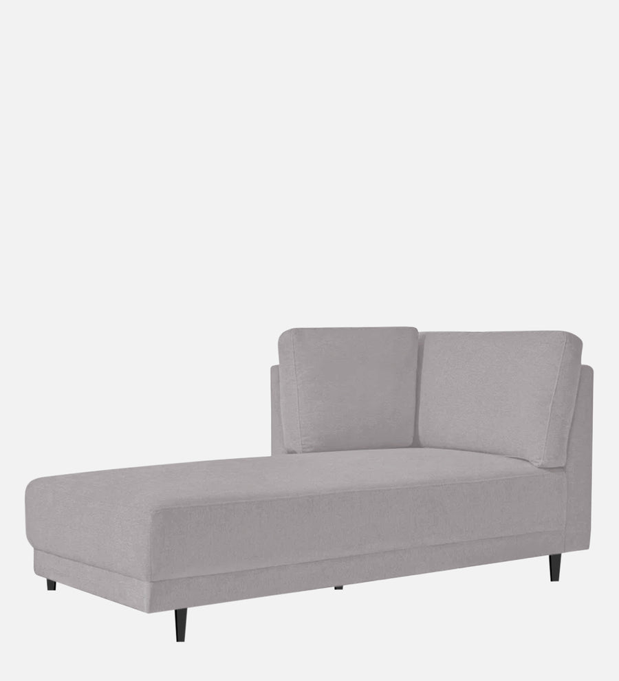 Jonze Velvet Lhs Chaise Lounger In Concrete Grey Colour - Febonic Living